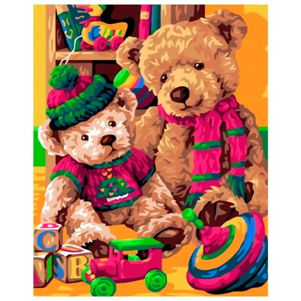 Картина по номерам Strateg Игрушки SV-0082 40 x 30 cm/ Вертикальная photo 1