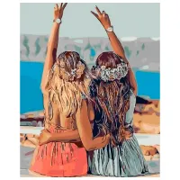 Картина по номерам Strateg Друзья SY6260 50 x 40 км/ Вертикальная