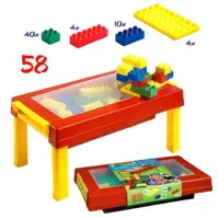 Конструктор Unico Plus AG 8552-0000 Стол/ Разноцветный