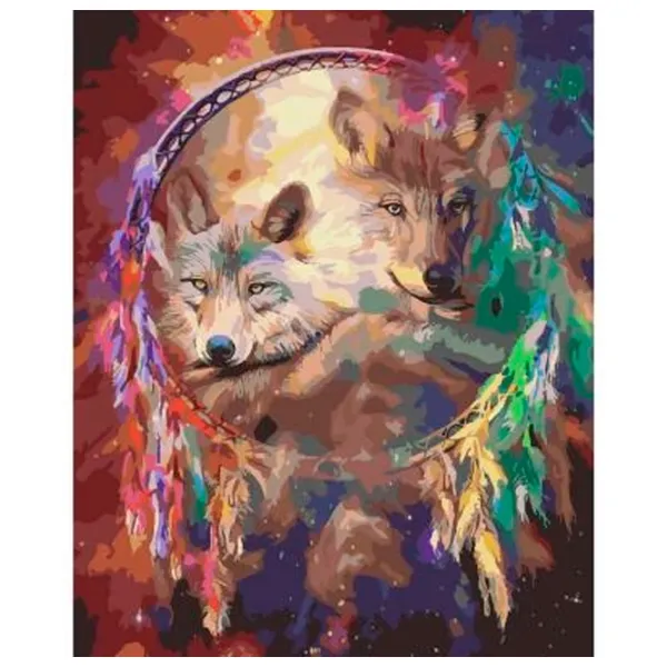 Pictură pe numere Strateg Vulpe SY6328 50 x 40 cm/ Verticală photo 1