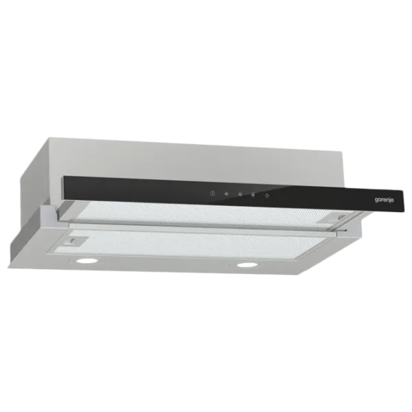 Вытяжка Gorenje TH64E3SGB Телескопическая/ Черный/ Серебристый photo 1