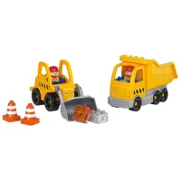 Конструктор Unico Plus AG 8553-0000 Строители/ Разноцветный