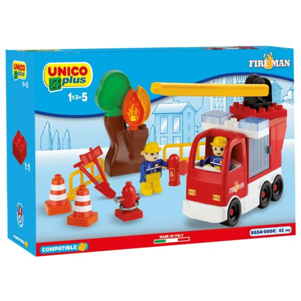 Конструктор Unico Plus AG 8554-0000 Пожарные/ Разноцветный photo 1 Конструктор Unico Plus AG 8554-0000 Пожарные/ Разноцветный photo 1