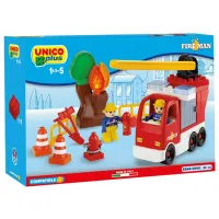 Конструктор Unico Plus AG 8554-0000 Пожарные/ Разноцветный