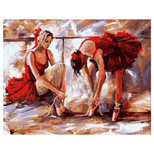 Картина по номерам Strateg Балерина VA-0594 50 x 40 км/ Горизонтальная photo 1