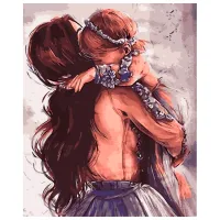 Картина по номерам Strateg Материнская любовь VA-0751 50 x 40 км/ Вертикальная