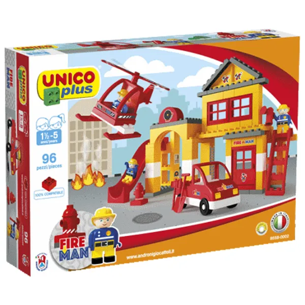 Конструктор Unico Plus AG 8558-0002 Пожарные/ Разноцветный photo 1