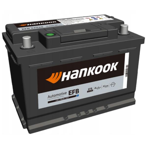 Acumulator auto Hankook EFB 57030 760A photo 1 Acumulator auto Hankook EFB 57030 760A photo 1