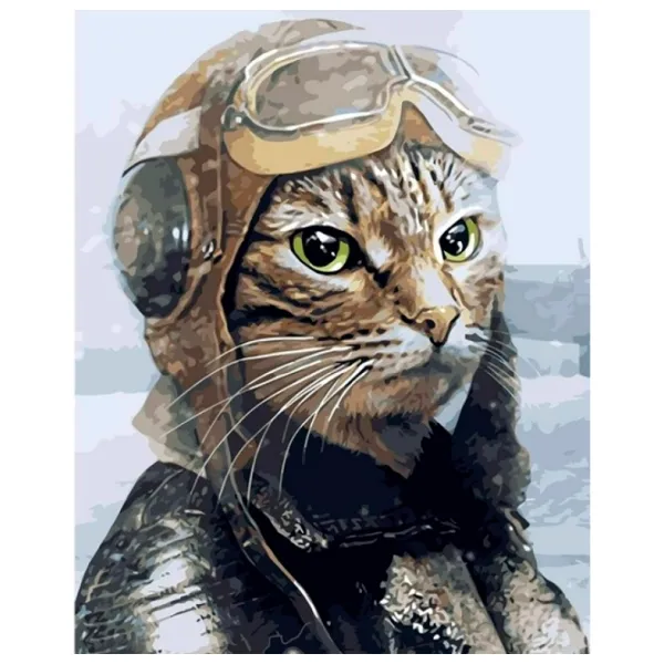 Pictură pe numere Strateg Motan VA-2575 50 x 40 cm/ Verticală photo 1 Pictură pe numere Strateg Motan VA-2575 50 x 40 cm/ Verticală photo 1