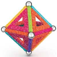 Конструктор Geomag Glitter Panels Recycled Классический/ Разноцветный