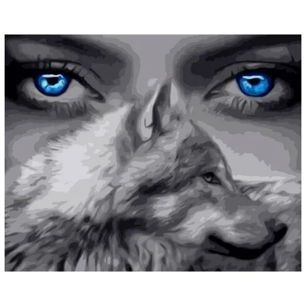 Pictură pe numere Strateg Ochii de vulpe VA-3173 50 x 40 cm/ Orizontală photo 1