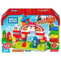 Конструктор Mega Bloks Mattel GCT50 Ферма/ Разноцветный