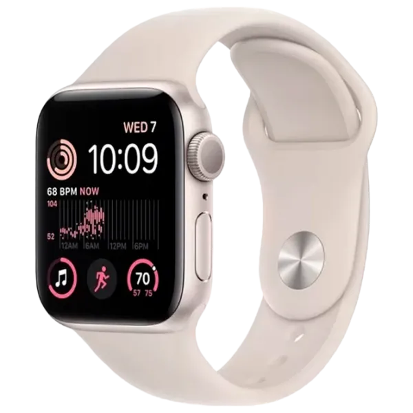 Умные часы Apple Watch SE 2022 1.57"/ 40 мм/ Starlight - Starlight/ MNT33 photo 1 Умные часы Apple Watch SE 2022 1.57"/ 40 мм/ Starlight - Starlight/ MNT33 photo 1