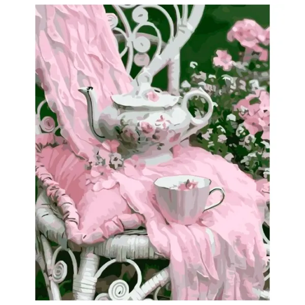 Pictură pe numere Strateg Serviz de primavara VA-3357 50 x 40 cm/ Verticală photo 1