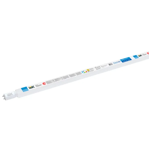 Лампочка светодиодная IEK LED T8 LLE-T8-24-230-65-G13 G13/ 24 Вт/ 6500 К/ 2160лм/ White photo 1
