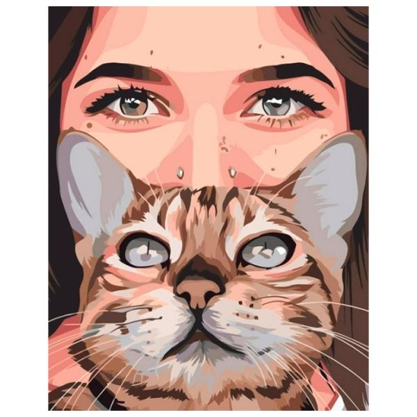 Картина по номерам Strateg Взгляд кошки VA-3572 50 x 40 км/ Вертикальная photo 1 Картина по номерам Strateg Взгляд кошки VA-3572 50 x 40 км/ Вертикальная photo 1