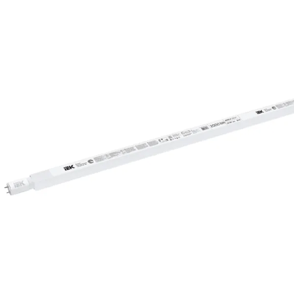 Лампочка светодиодная IEK LED T8 LLE-T8R-20-230-40-G13 G13/ 20 Вт/ 4000 K/ 1000лм/ White photo 1 Лампочка светодиодная IEK LED T8 LLE-T8R-20-230-40-G13 G13/ 20 Вт/ 4000 K/ 1000лм/ White photo 1