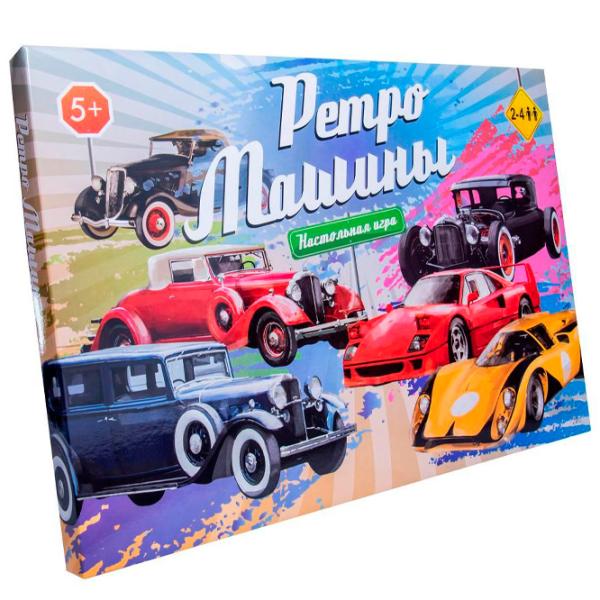 Настольная игра Strateg Retro Cars 5+/ Развитие photo 1