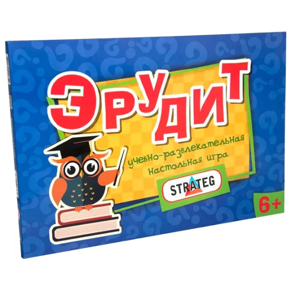 Настольная игра Strateg Erudit 6+/ Развитие photo 1