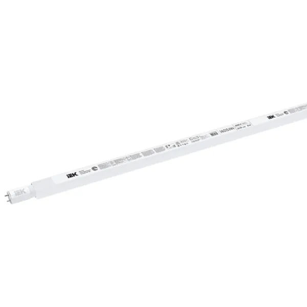 Лампочка светодиодная IEK ECO T8 LLE-T8-18-230-40-G13 G13/ 18 Вт/ 6500 К/ 1620лм/ White photo 1 Лампочка светодиодная IEK ECO T8 LLE-T8-18-230-40-G13 G13/ 18 Вт/ 6500 К/ 1620лм/ White photo 1