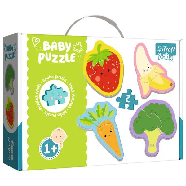 Пазл 2D Trefl Vegetables and fruits 1+/ Количество деталей: 8 photo 1 Пазл 2D Trefl Vegetables and fruits 1+/ Количество деталей: 8 photo 1