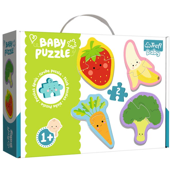 Пазл 2D Trefl Vegetables and fruits 1+/ Количество деталей: 8 photo 1 Пазл 2D Trefl Vegetables and fruits 1+/ Количество деталей: 8 photo 1