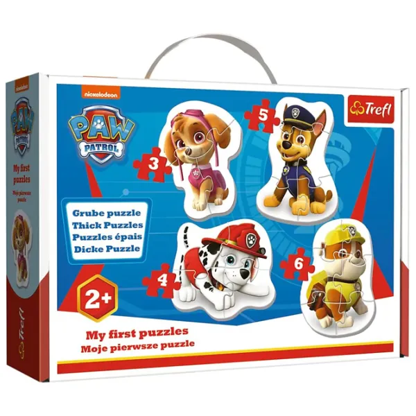 Пазл 2D Trefl Skye, Marshall, Chase and Rubble 2+/ Количество деталей: 18 photo 1