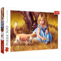 Пазл 2D Trefl In the center of attention 10+/ Количество деталей: 500