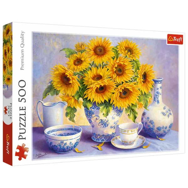 Пазл 2D Trefl Sunflowers 10+/ Количество деталей: 500 photo 1