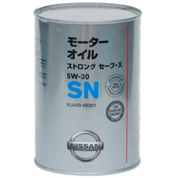 Моторное масло Nissan Strong Save X 5W-30 SN 5W-30 4 л синтетическое photo 1