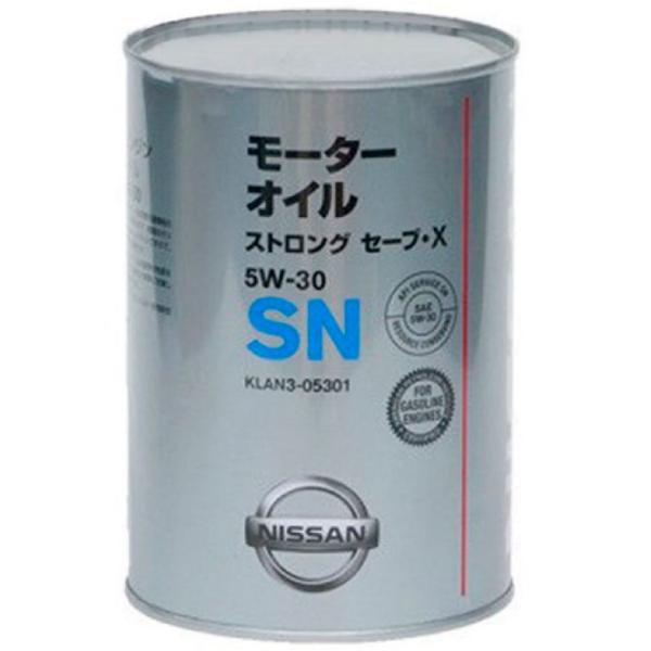 Моторное масло Nissan Strong Save X 5W-30 SN 5W-30 4 л синтетическое photo 1
