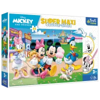 Пазл 2D Trefl Maxi - Mickey at the Fairground 3+/ Количество деталей: 24