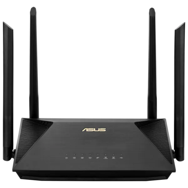 Wi-Fi Router Asus RT-AX53U 574 Mbit/ s/ 1201 Mbit/ s/ Black photo 1 Wi-Fi Router Asus RT-AX53U 574 Mbit/ s/ 1201 Mbit/ s/ Black photo 1