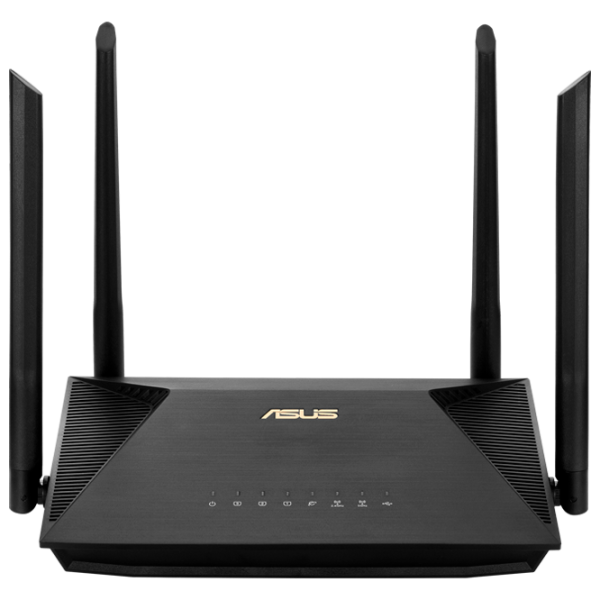 Wi-Fi Router Asus RT-AX53U 574 Mbit/ s/ 1201 Mbit/ s/ Black photo 1 Wi-Fi Router Asus RT-AX53U 574 Mbit/ s/ 1201 Mbit/ s/ Black photo 1