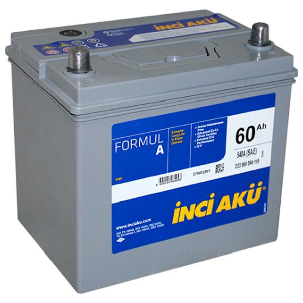 Авто аккумулятор Inci Aku FormulA Asia 540A photo 1