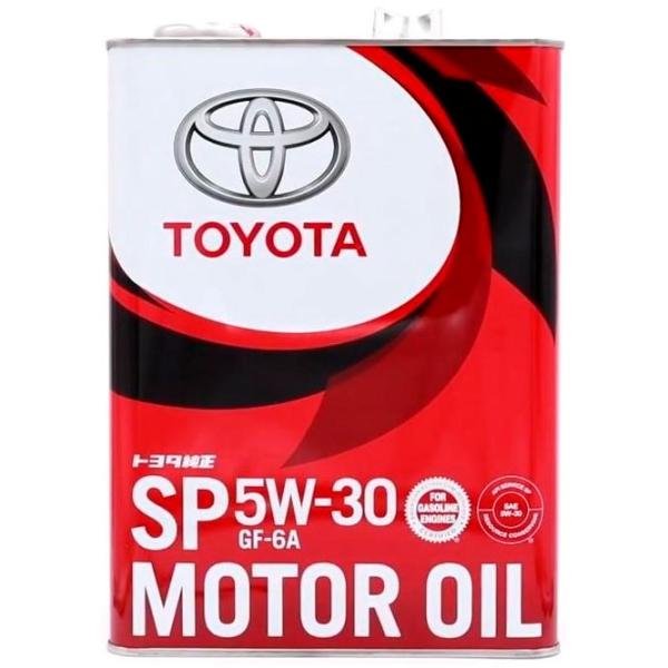 Моторное масло Toyota Castle Motor Oil 5W-30 SP/ GF-6A 5W-30 4 л синтетическое photo 1