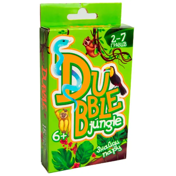 Настольная игра Strateg Dubble Jungle 6+/ Развитие photo 1 Настольная игра Strateg Dubble Jungle 6+/ Развитие photo 1