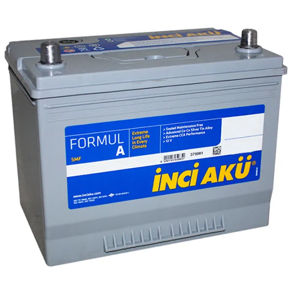 Авто аккумулятор Inci Aku FormulA Asia 600A photo 1