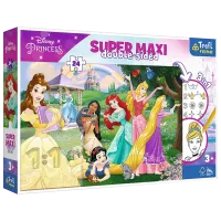 Пазл 2D Trefl Maxi - Disney Happy Princesses 3+/ Количество деталей: 24