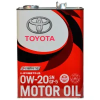 Моторное масло Toyota Castle Motor Oil SP 0W-20 4 л синтетическое