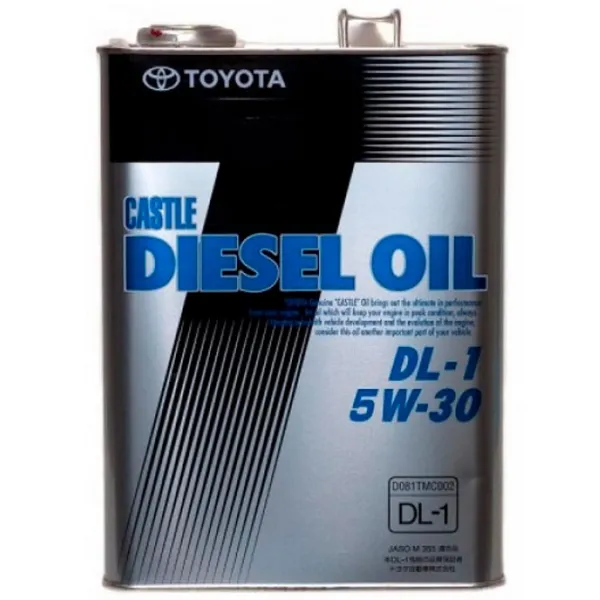 Моторное масло Toyota Castle Diesel Oil DL-1 5W-30 5W-30 4 л синтетическое photo 1