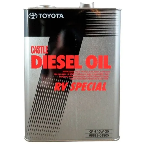 Моторное масло Toyota Castle Diesel Oil RV Special 10W-30 10W-30 4 л синтетическое photo 1