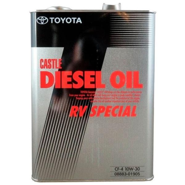 Моторное масло Toyota Castle Diesel Oil RV Special 10W-30 10W-30 4 л синтетическое photo 1
