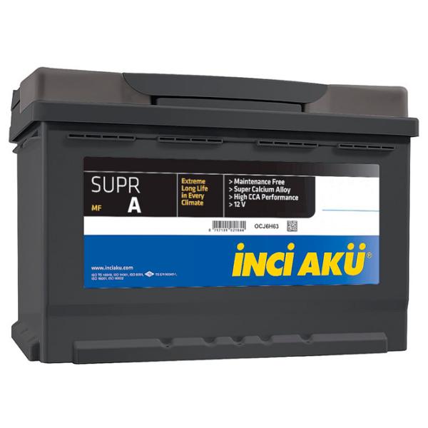Авто аккумулятор Inci Aku SuprA (L2 060 054 013) 540A photo 1