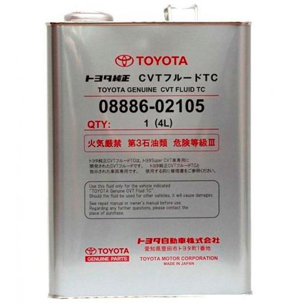 Трансмиссионное масло Toyota CVT Fluid TC 4 л/ синтетическое/ CVT photo 1