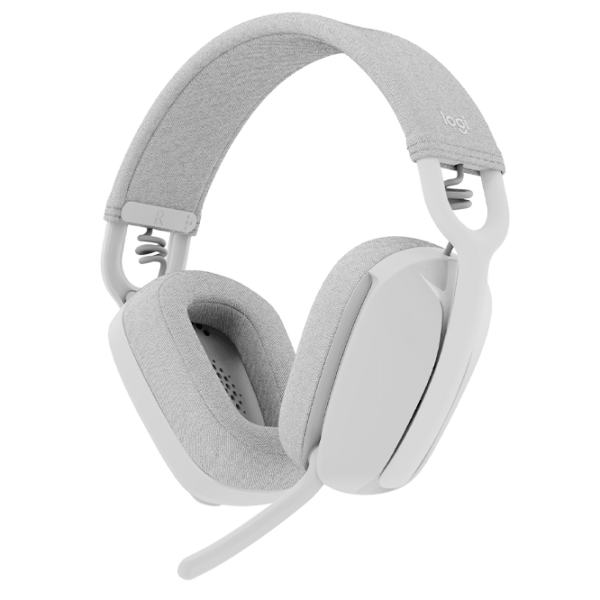 Căști Logitech Zone Vibe 100 White Fără fir/ Gaming photo 1