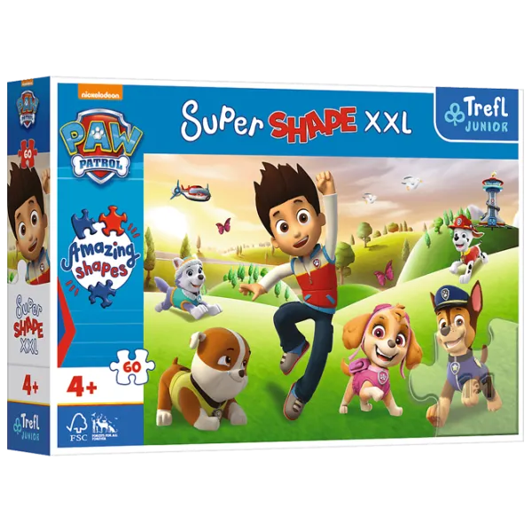 Пазл 2D Trefl Smiling dogs 4+/ Количество деталей: 60 photo 1