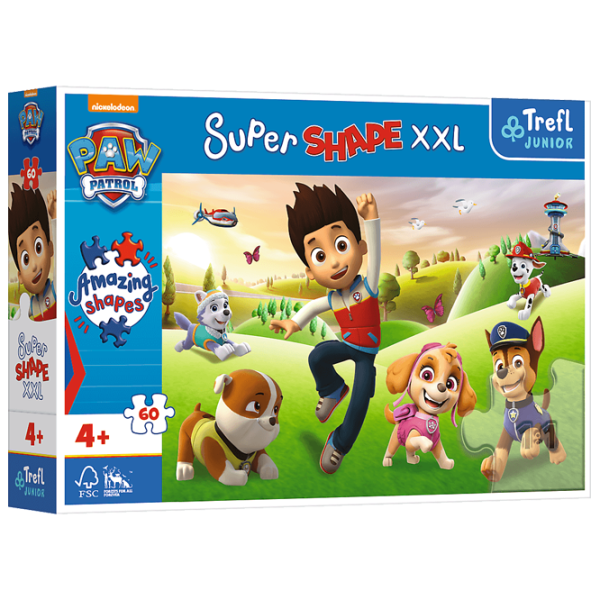 Пазл 2D Trefl Smiling dogs 4+/ Количество деталей: 60 photo 1