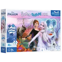 Пазл 2D Trefl Dancing sisters (Frozen) 4+/ Количество деталей: 60