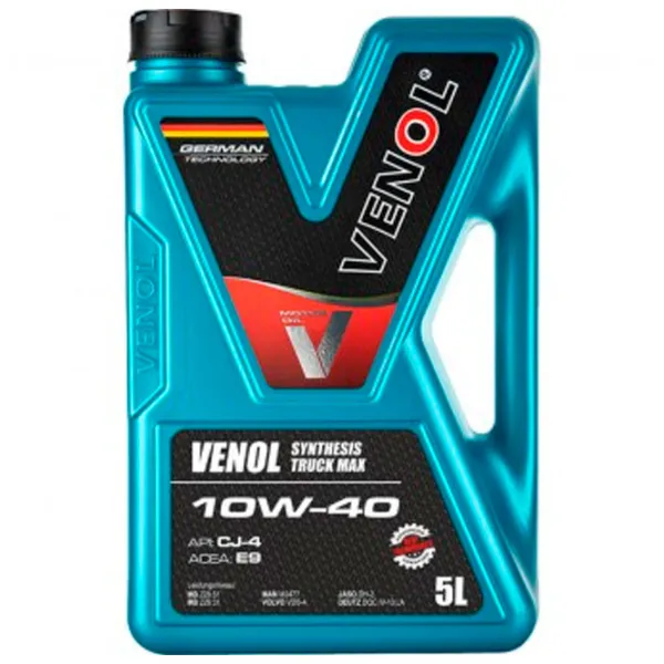 Ulei de motor Venol Synthesis Truck Max 10W-40 10W-40 5 l semisintetic photo 1